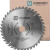 VONROC Zaagblad – Ø216MM – 40 Tanden – Voor Hout – Geschikt Voor Afkortzagen & Tafelzagen
