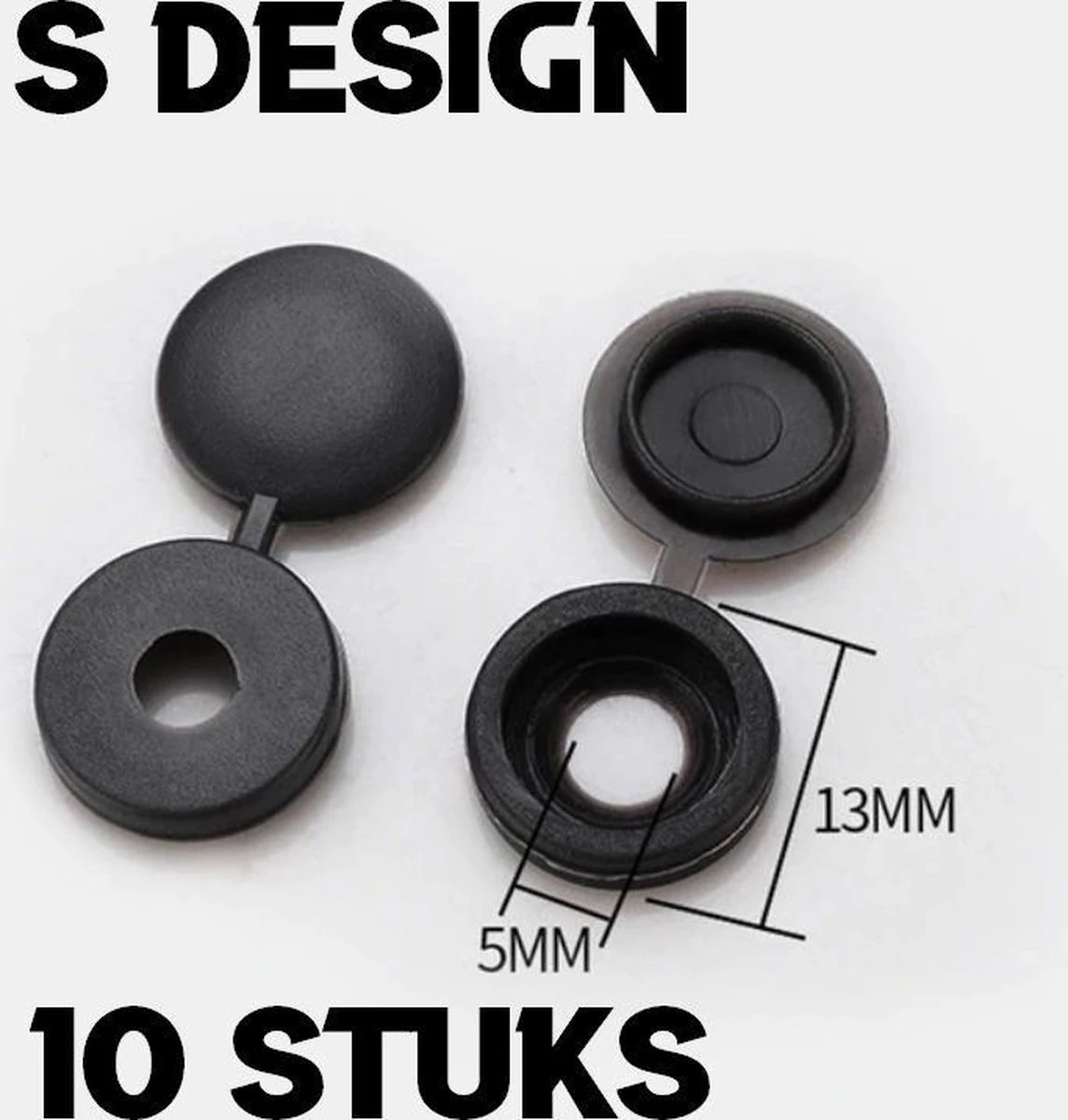 Merkloos Afdekkap Voor Schroeven ZWART - Schroefdeksel - Afdekkap - Schroefkapje - Schroefbeschermer - 10 Stuks - Beschermkap - Schroefdop 6 Merkloos Afdekkap Voor Schroeven ZWART - Schroefdeksel - Afdekkap - Schroefkapje - Schroefbeschermer - 10 Stuks - Beschermkap - Schroefdop - Afbeelding 4