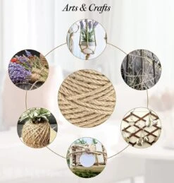 500 Meter 1.5mm Jute Touw Met 20 Houten Knijpers & 100 Stuks Karton Kraft Labels - Creatieve Hennep Koord Voor Decoratie - DIY HobbyMacrame Maken - Bruin Manilla BindtouwSisaltouw -Dun CadeaulintCadeaulabels Bindtouw - TuinPlanten Sisal Binddraad -WerkPro Verkoopwinkel 1145x1200 12