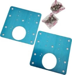 Merkloos Scharnier Reparatie Plaat | Platen | Keukenkast | Kast | Reparatieplaat | Set - Inclusief 12 Schroeven - 2 Stuks -WerkPro Verkoopwinkel 1151x1200 4