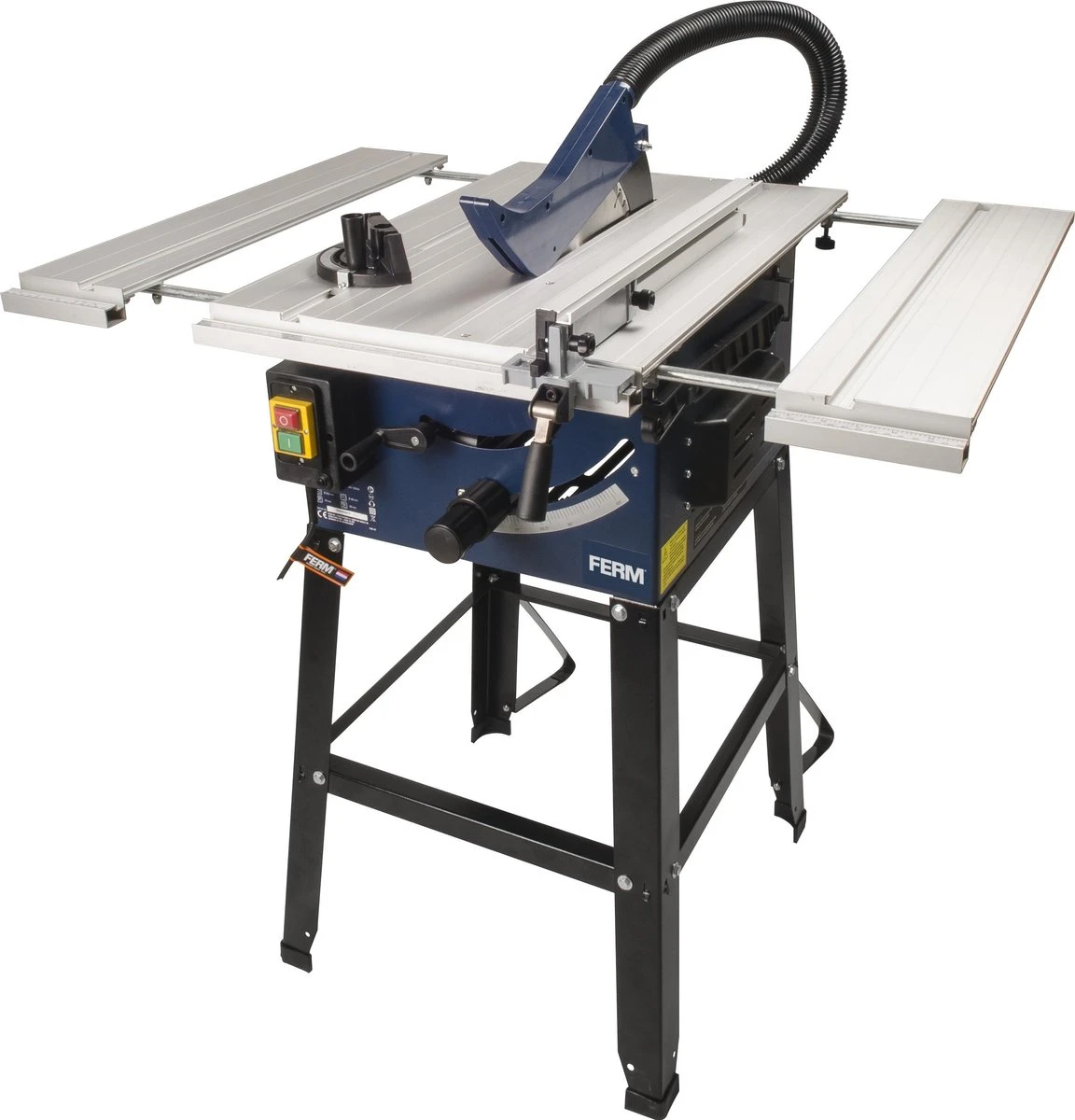 FERM TSM1033 Zaagtafel Ø250mm (T40) - 1800W - Uitschuifbaar Aluminium Werkblad - In Hoogte En Hoek Verstelbaar Zaagblad - Incl. TCT T40 250mm Zaagblad 5 FERM TSM1033 Zaagtafel Ø250mm (T40) - 1800W - Uitschuifbaar Aluminium Werkblad - In Hoogte En Hoek Verstelbaar Zaagblad - Incl. TCT T40 250mm Zaagblad - Afbeelding 3