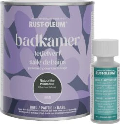 Rust-Oleum Zwart Badkamer Tegelverf Matt - Natuurlijke Houtskool 750ml -WerkPro Verkoopwinkel 1153x1200 22