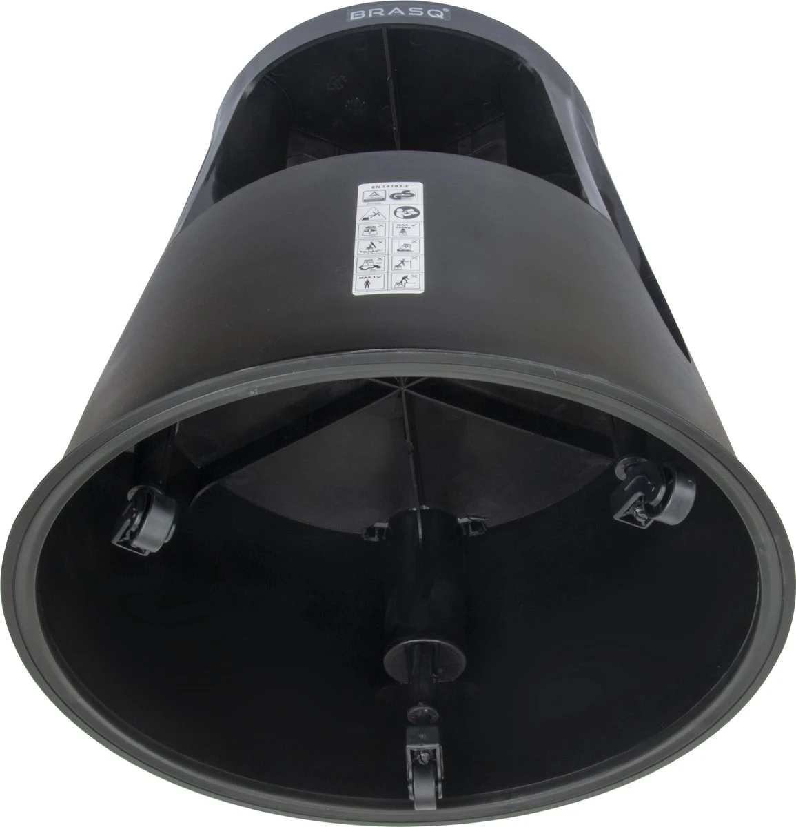 BRASQ Opstapkrukje Zwart Kunststof Comfort ST200 5 BRASQ Opstapkrukje Zwart Kunststof Comfort ST200 - Afbeelding 3