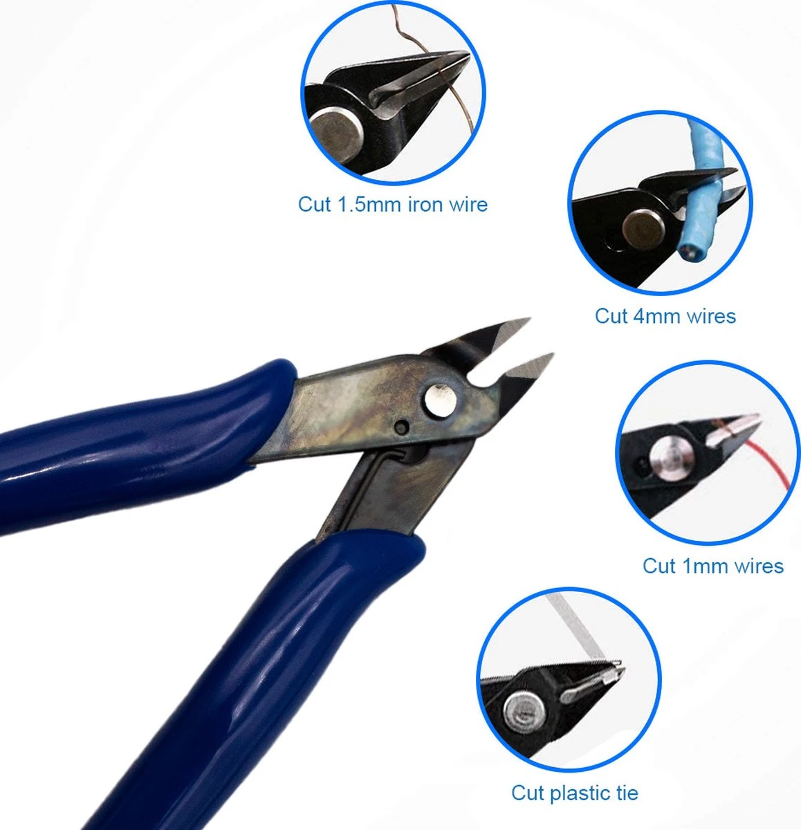 MMOBIEL Ultra Scherpe Kniptang Voor Sieraden / Spoel / Gundam Modelbouw 7 MMOBIEL Ultra Scherpe Kniptang Voor Sieraden / Spoel / Gundam Modelbouw - Afbeelding 5