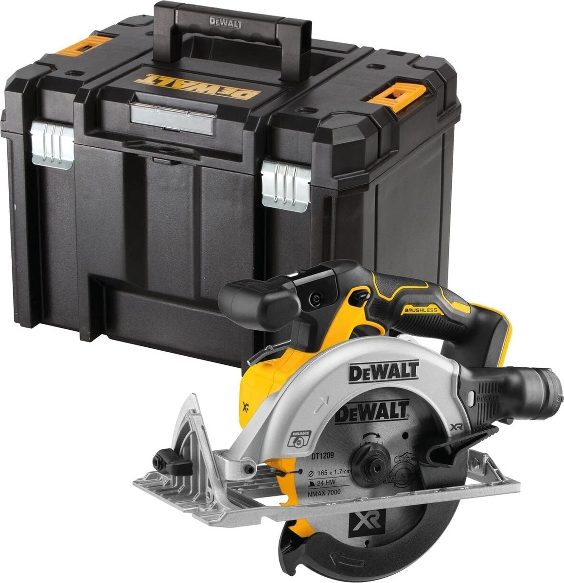DeWalt DCS565NT-XJ | Accu Cirkelzaag | XR | 18 Volt | 165 Mm | Body In TSTAK | Zonder Accu's & Laders 3 DeWalt DCS565NT-XJ | Accu Cirkelzaag | XR | 18 Volt | 165 Mm | Body In TSTAK | Zonder Accu's & Laders