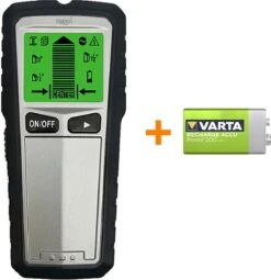 Dekko Tools Digitale Leidingzoeker - 5 In 1 Detector Voor Muren - Hout, Metaal, Leidingen, Bedrading - Zilver