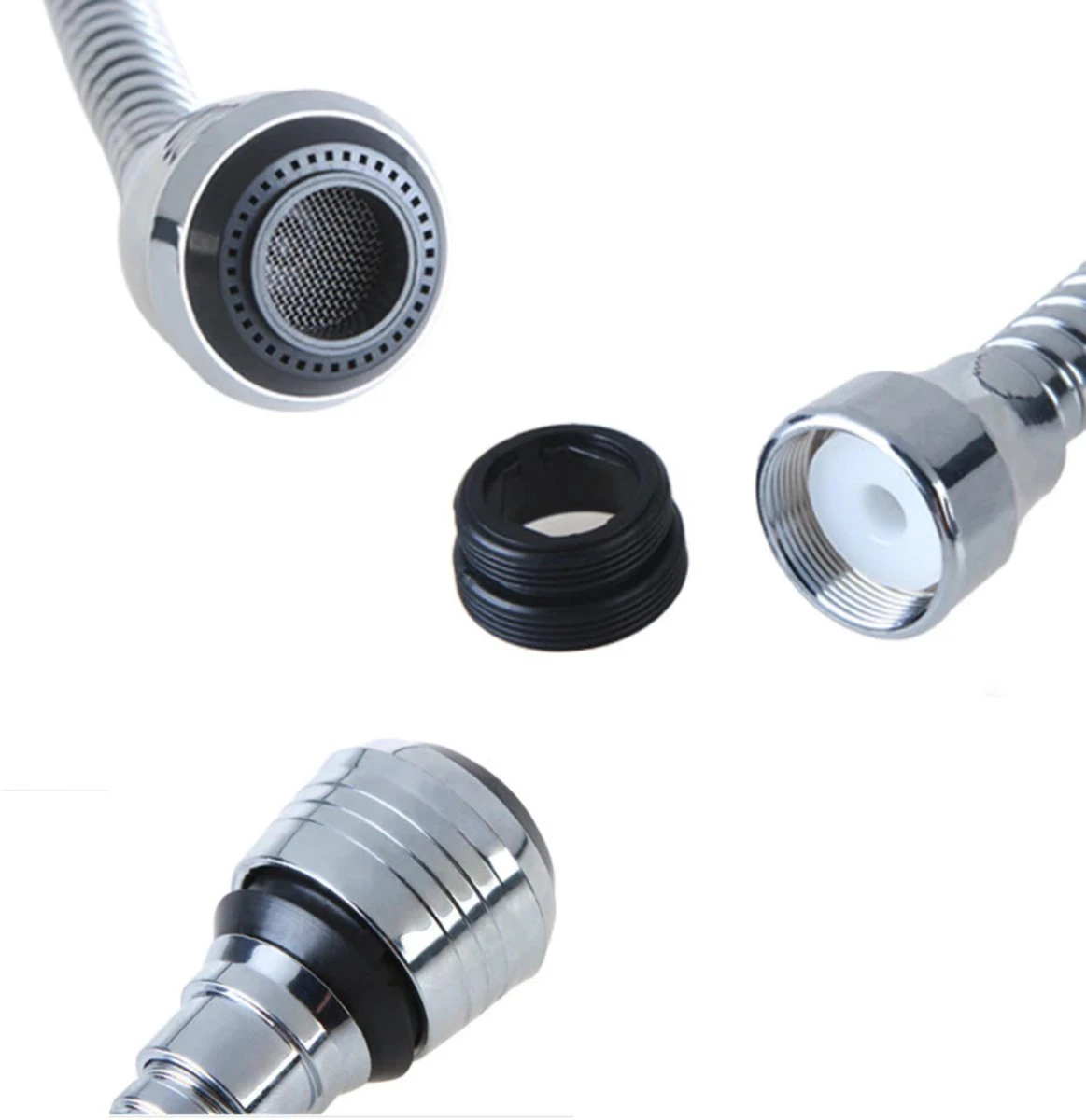 Merkloos HMerch™ Roterende Kraankop - 2 Standen - Opzetstuk Kraan 4 Merkloos HMerch™ Roterende Kraankop - 2 Standen - Opzetstuk Kraan - Afbeelding 2