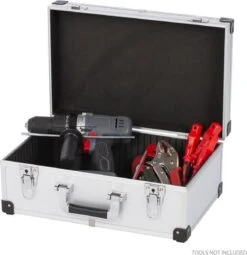 Kreator KRT640260S Gereedschapskoffer - 420 X 265 X 173 Mm - Zilver - (geleverd Zonder Gereedschap) -WerkPro Verkoopwinkel 1163x1200 4