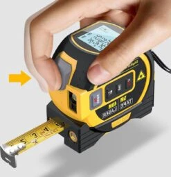Staza - Rolmaat Multifunctionele Digitale Laser - 40M - Afstandsmeter - Elektronische Metrische Systeem - 5M Meetlint - Roestvrij - Afstandsmeters - Display - Slimme Rolmaat -WerkPro Verkoopwinkel 1164x1200 10