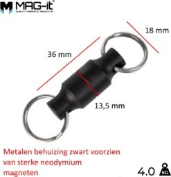 MAG-it Magnetische Connector - Magneet Sleutelhanger - Quick Release Magnetische Snel Sluiting - Magneet Met Ring - Magneet Met Oog - Hoogste Trekkracht 4,0 KG! -WerkPro Verkoopwinkel 1164x1200 9