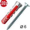 Fischer & Tornitrex Pluggen En Schroeven Set 6mm DUOPOWER 6x30 (100 Stuks) -WerkPro Verkoopwinkel 1165x1200 10
