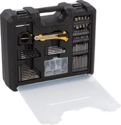 Powerplus POWX00830 Accu Boormachine - Schroefboormachine - Boormachine Accu - Accu Schroevendraaier - 20V - Incl. 2 X 20V Li-ion Accu's, Lader En 134-delige Gereedschapskoffer Met Schroefbits - Voor Hout, Steen En Metaal -WerkPro Verkoopwinkel 1165x1200 2