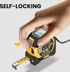 Staza - Rolmaat Multifunctionele Digitale Laser - 40M - Afstandsmeter - Elektronische Metrische Systeem - 5M Meetlint - Roestvrij - Afstandsmeters - Display - Slimme Rolmaat -WerkPro Verkoopwinkel 1168x1200 13