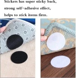 LOUZIR Zelfklevende Dubbelzijdige Klittenband - Anti Curling Tapijt- Zelfklevende Pads- Non- Slip Rondjes 10 Stuks -WerkPro Verkoopwinkel 1170x1200 14