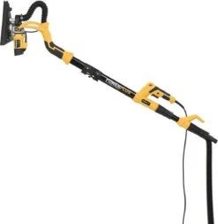 Powerplus POWX0477 Telescopische Wandschuurmachine - 710W - Ø225mm - Incl. 2 Schuurkoppen (rond En Driehoek), 6x Schuurpapier En Stofzak - Voor Plafond En Muur -WerkPro Verkoopwinkel 1172x1200 2