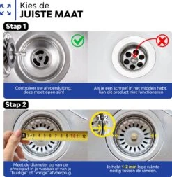 Merkloos Afvoerplug RVS Voor Spoelbak Keuken - 78mm - Gootsteenstop Voor Afvoer Wasbak - Afvoerstopper Korfplug Zeef -WerkPro Verkoopwinkel 1172x1200 7