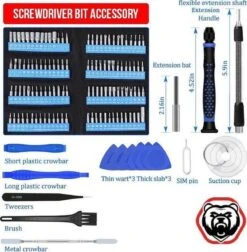 Brute Strength - 126 Delige Precisie Schroevendraaierset Magnetisch - Universeel - Magnetisch - Gereedschapset- Schroevendraaiers - Bitset Met Torx - Cadeau Voor Man -WerkPro Verkoopwinkel 1174x1200 17