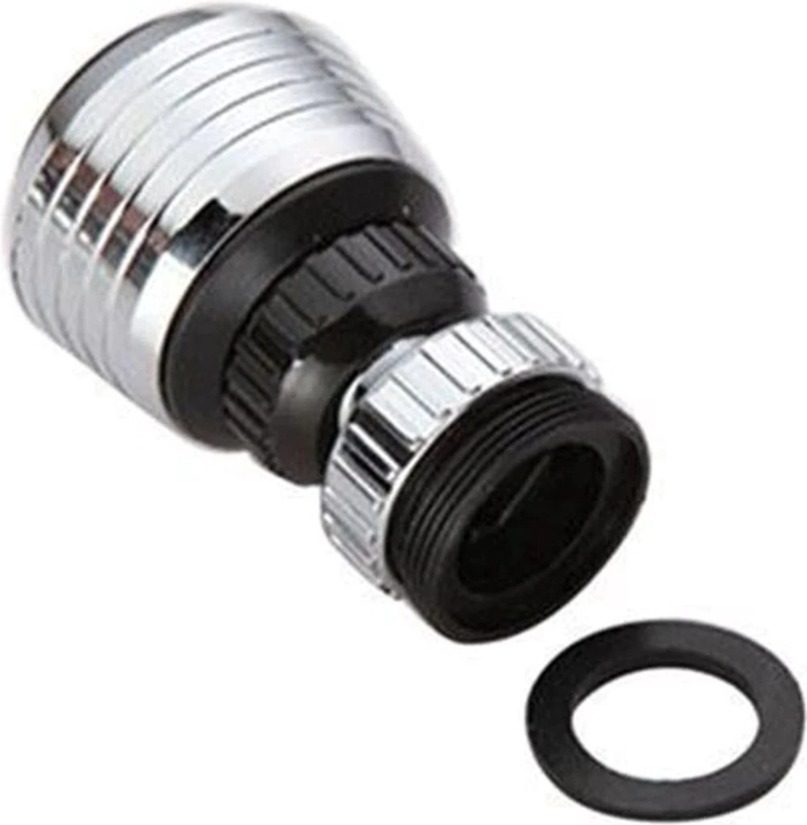 Borvat® | 3X Draaibare Kraankop Opzetstuk - Kraan Wasbak Afwassen - Sproeier - Roterend 4 Borvat® | 3X Draaibare Kraankop Opzetstuk - Kraan Wasbak Afwassen - Sproeier - Roterend - Afbeelding 2