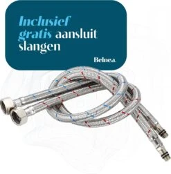 Belnea Keukenkraan Met Uittrekbare Uitloop - Zwart- Incl. Aansluit Slangen - RVS - Mengkraan - Zwart -WerkPro Verkoopwinkel 1174x1200 9