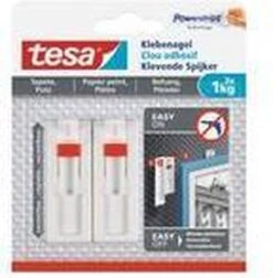 Tesa® Verstelbare Klevende Spijker Voor Behang & Pleisterwerk 1kg.2 In Blister (per 2 Stuks) -WerkPro Verkoopwinkel 1175x1200 10