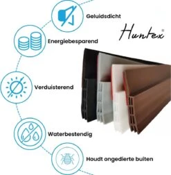 Huntex Zelfklevende Tochtstrip Voor Deuren - Wit - 100 X 5 CM - Tochtstopper - Tochtband - Tochtrol Voor Deuren - Deurborstel - Tochtborstel -WerkPro Verkoopwinkel 1175x1200 15