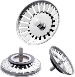 RVS Gootsteen Afvoer Plug Keuken - Geen Verstopping – Spoelbak Zeef - Afvoerstopper - Korfplug – Gootsteen Zeef - 80 Mm -WerkPro Verkoopwinkel 1176x1200 11