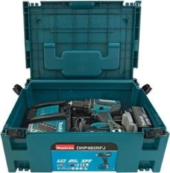 Makita DHP485RFJ 18V Li-Ion Accu Klopboor-/schroefmachine Set (2x 3.0Ah Accu) In Mbox - Koolborstelloos 9 Makita DHP485RFJ 18V Li-Ion Accu Klopboor-/schroefmachine Set (2x 3.0Ah Accu) In Mbox - Koolborstelloos -WerkPro Verkoopwinkel 1177x1200 2