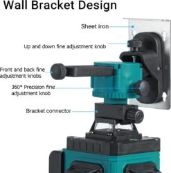 Merkloos FASGet Lijnlasers - Zelfnivellerende Kruislijnlaser 4D Bouwlaser - 8 Tot 16 Lijnen - 360° Graden Roterende Laser - Inclusief Statief En Hardcase -WerkPro Verkoopwinkel 1179x1200 7