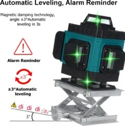 Merkloos FASGet Lijnlasers - Zelfnivellerende Kruislijnlaser 4D Bouwlaser - 8 Tot 16 Lijnen - 360° Graden Roterende Laser - Inclusief Statief En Hardcase -WerkPro Verkoopwinkel 1184x1200 19