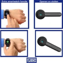 Flient Slimme Deurslot - Smartlock Met Vingerafdruk - Deurklink - Zwart - Slim Deurslot - Deurkruk - Smarthome -WerkPro Verkoopwinkel 1186x1200 29