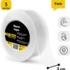 Fain Nano Tape – 5 Meter Lang – Dubbelzijdig Tape Extra Sterk– Muur Tape - Nano Tape Dubbelzijdig – Transparant – Dubbelzijdig Plakband – Dubbelzijdig Montage Tape - Herbruikbaar -WerkPro Verkoopwinkel 1188x1200 18