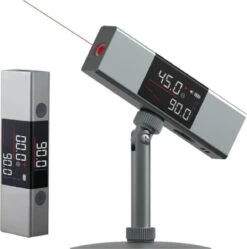 Dokx - 2 In 1 Dubbele Laser Gradenboog Liniaal - Inclusief Statief