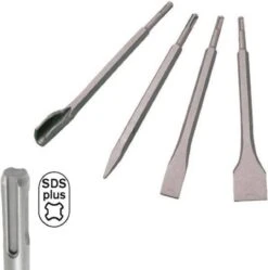 Benson Beitelset SDS Plus - SDS+ T.b.v. Steen - Tegels En Beton - 4 Delig -WerkPro Verkoopwinkel 1189x1200 2