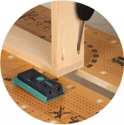 Wolfcraft - Undercover Jig Set - Deuvelset - Boormal - Pocket Hole Jig - Hoekverbinderset - Deuvelmal - 55-delig - Complete Deuvel Set - 4642000 -WerkPro Verkoopwinkel 1190x1200 13