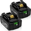 Gereedschapsaccu - Vervangende Accu Voor Makita - Set Van 2 Stuks 18 V 5.0 Ah BL1850B - LED Display - 18V BL1830B BL1860B BL1840B BL1815 LXT-400 -WerkPro Verkoopwinkel 1191x1200 9
