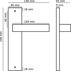 Eliot Deurklink - Op Schild - Mat Wit - Complete Set -WerkPro Verkoopwinkel 1193x1200 15
