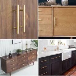 T-greep Goud 200mm SET 10 Stuks - Hartafstand 128mm - Goud - Meubelgreep Goud - Keukengreep Goud - Greep Goud - Deurgreep - Handgreep Keukenkastjes - Keukenkast - Handgrepen Kast - Meubelgrepen - Handgrepen Voor Deurtjes - Inclusief Schroeven -WerkPro Verkoopwinkel 1194x1200 9