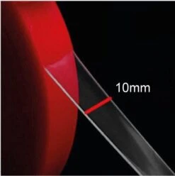 24ME® 5M Dubbelzijdig Montage Tape - Met Etui - 1cm X 1mm X 5M - Transparant - Nano Tape - Acrylic - VHB -WerkPro Verkoopwinkel 1195x1200 35