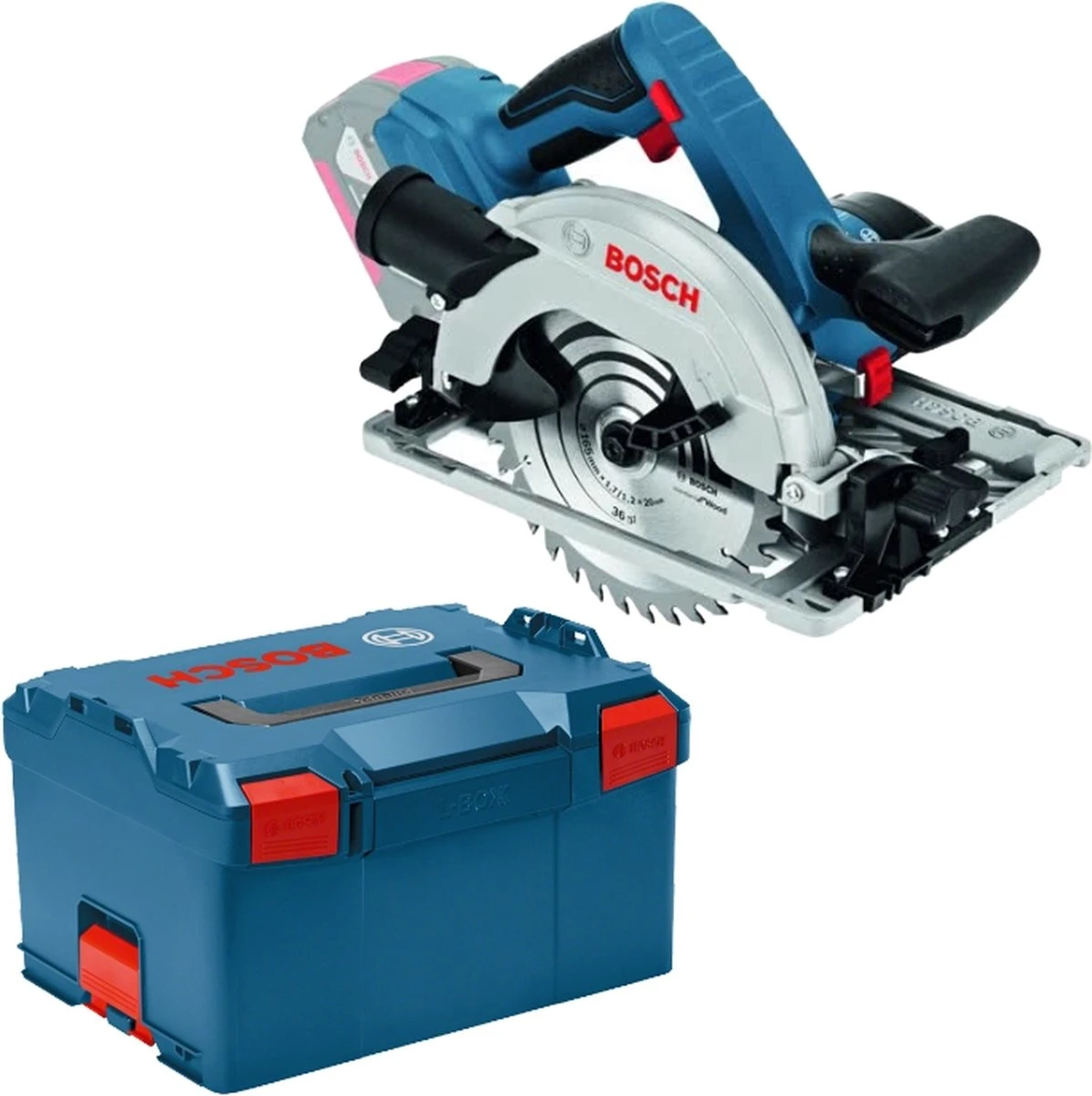 Bosch Professional GKS 18V-57 G Cirkelzaag - Zonder 18 V Accu En Lader - In L-Boxx 11 Bosch Professional GKS 18V-57 G Cirkelzaag - Zonder 18 V Accu En Lader - In L-Boxx - Afbeelding 9