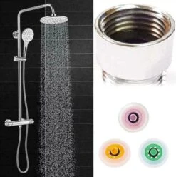 Merkloos Waterbespaarder 4L 6L 7L - 3 Stuks - Beperkt De Doorstroom Van Water - Bespaarder - Doorstroombegrenzer - Voor Douche -WerkPro Verkoopwinkel 1197x1200 17