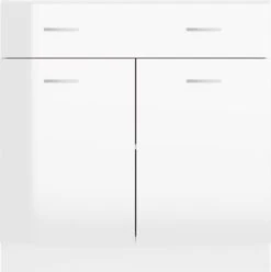 Decoways - Onderkast Met Lade 80x46x81,5 Cm Spaanplaat Hoogglans Wit 21 Decoways - Onderkast Met Lade 80x46x81,5 Cm Spaanplaat Hoogglans Wit -WerkPro Verkoopwinkel 1197x1200 18