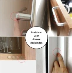 FSW-Products - 50 Stuks - Siliconen Buffers - 9mm Dia - 2mm Dik - Schokdempers - Zelfklevend - Deurbuffer - Deurstopper - Ladekast - Closetbuffer - Glazen Tafel - Meubelonderzetter - Stootdoppen - Geluidsdempers - WC Buffer - Toilet - Transparant -WerkPro Verkoopwinkel 1197x1200 41