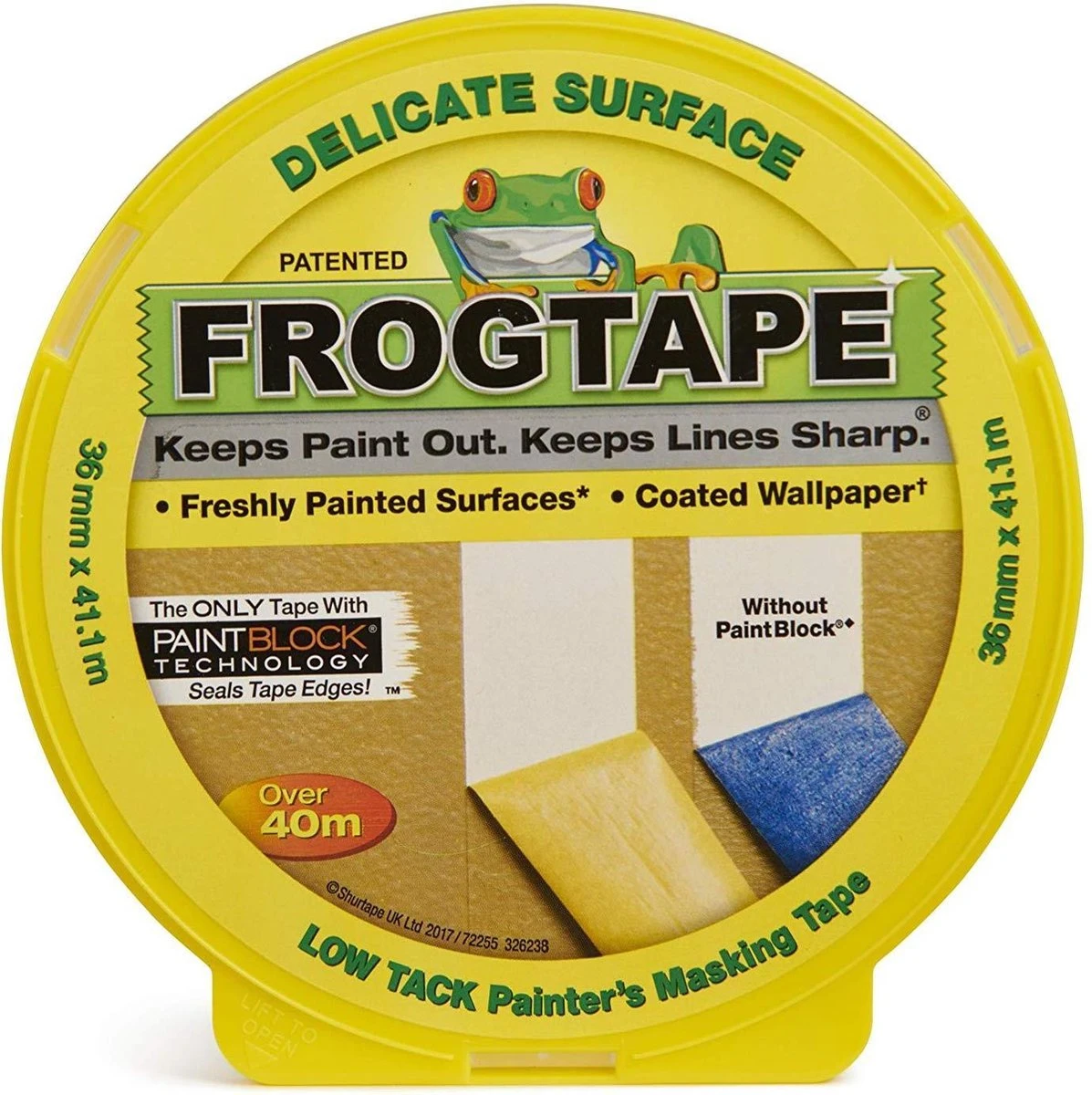 FrogTape Delicate Surface 36mm - Per Rol 6 FrogTape Delicate Surface 36mm - Per Rol - Afbeelding 4