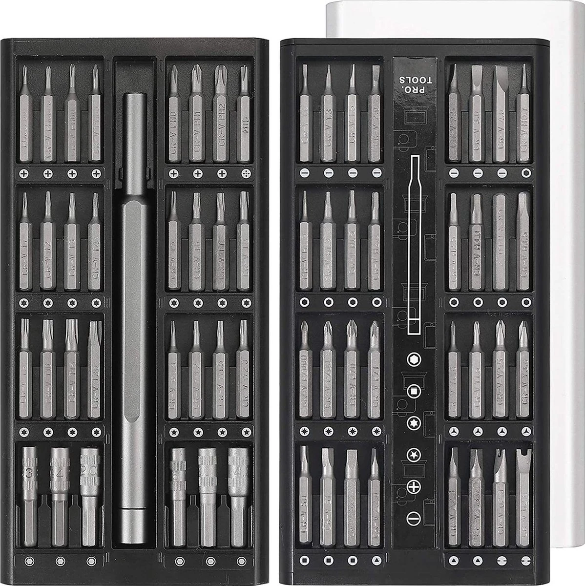 Professionele Precisie Schroevendraaierset 62-Delig Magnetisch - Gereedschap Voor Laptop / Camera / Smartphone / IPhone / Tablet / Macbook / Brillen / Horloges / Uurwerk 3 Professionele Precisie Schroevendraaierset 62-Delig Magnetisch - Gereedschap Voor Laptop / Camera / Smartphone / IPhone / Tablet / Macbook / Brillen / Horloges / Uurwerk