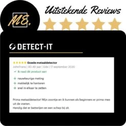 DETECT-IT Metaaldetector - Voor Kinderen En Volwassenen - Verstelbare Hoogte - Incl. Batterijen En Schep -WerkPro Verkoopwinkel 1198x1200 45