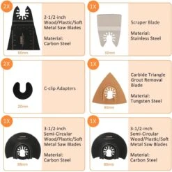 CGBOOM Zaagblad - Multitool - Set - 28 Delig - DeWalt - Makita - Milwaukee - Einhell -WerkPro Verkoopwinkel 1198x1200 6