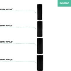 VONROC Accu Slagmoersleutel 20V – 4 Standen: 100/200/300/400Nm - Incl. 4 Moerdoppen – Geschikt Voor Het Verwisselen Van Wielbouten En -moeren - Excl. Accu En Snellader -WerkPro Verkoopwinkel 1198x1200 7