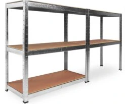 2 Stuks Stellingkast Opbergrek Met 5 Planken - 175x75x30cm - 350kg -WerkPro Verkoopwinkel 1200x1000 44