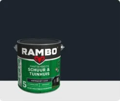 Rambo Pantserbeits Schuur & Tuinhuis Dekkend Antraciet 1216 - Beits - Dekkend - Water Basis -WerkPro Verkoopwinkel 1200x1009 10