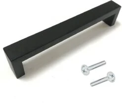 Handgreep / Keukengreep Zwart 128 Mm 10 Stuks - Strak - Handgrepen Voor Deurtjes - Deurgreep - Meubelgreep - Handgreep Zwart - Keukengreep - Greep Zwart - Meubelbeslag - Handgrepen Kast - Meubelgrepen - Handgrepen Voor Deurtjes - Inclusief Schroeven -WerkPro Verkoopwinkel 1200x1011 1